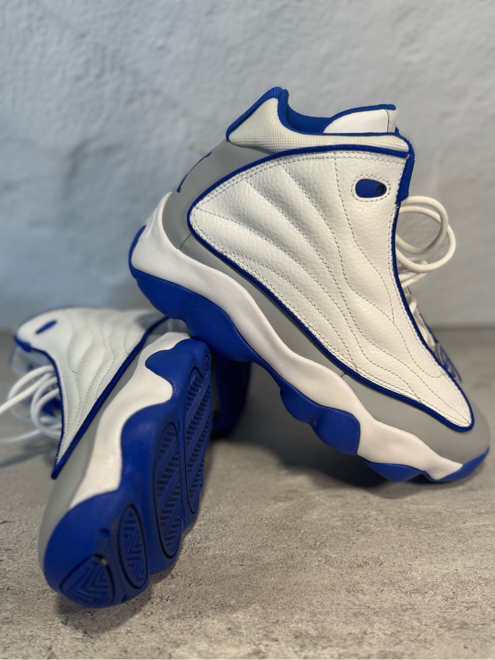 Nike Air Jordan Pro Strong GS, White Hyper Royal, DC7911-104, Size 6Y